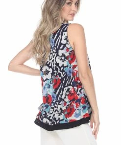 Jostar Online Jostar Women's Mesh Romance Layer Tank-252MR-TRP1-C-W266