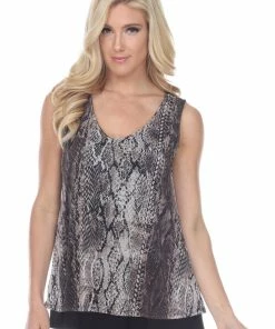 Tops Jostar Women's Mesh Romance Layer Tank-252MR-TXP1-C-W238