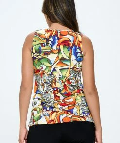 Jostar Online BNS V-NK Bias Tank Top-256BN-TRP1-W329 Tops