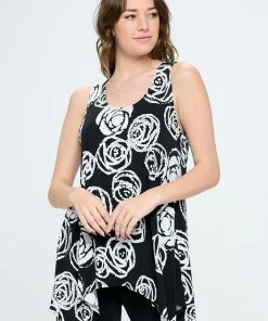 Jostar Online HIT Shark Bite Hem Tank- 257HT-TRP1-W342