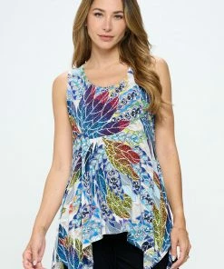 Jostar Online HIT Shark Bite Hem Tank- 257HT-TRP1-W354