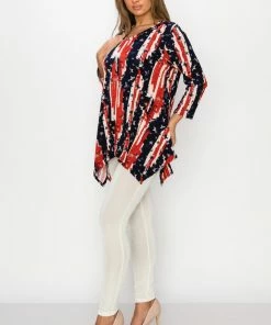 Jostar Women's Stretchy V-Neck Binding Top Quarter Sleeves Plus, 313BN-QXP-W306 Plus Size