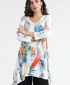 Jostar Women's HIT V-Neck Binding Top 3/4 Sleeve Sublimation Plus, 313HT-QXU-R-U181