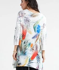 Jostar Women's HIT V-Neck Binding Top 3/4 Sleeve Sublimation Plus, 313HT-QXU-R-U181