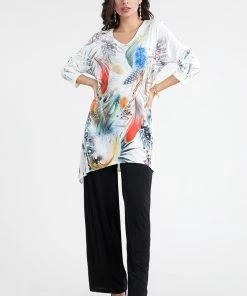 Jostar Women's HIT V-Neck Binding Top 3/4 Sleeve Sublimation Plus, 313HT-QXU-R-U181