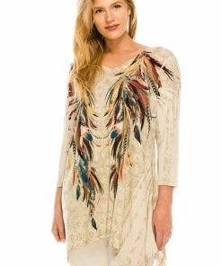 Jostar Women's HIT V-Neck Binding Top 3/4 Sleeve Sublimation Rhinestones, 313HT-QU-R-U173 Quarter Sleeves