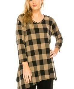 Jostar Women's HIT V-Neck Binding Top Half Sleeve Plus Printed, 313HT-QXP-W158