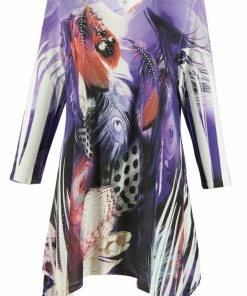 Tops Jostar Women's HIT V-Neck Binding Top 3/4 Sleeve Sublimation Plus, 313HT-QXU-R-U150