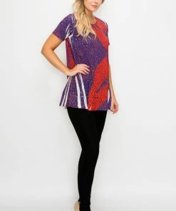 Jostar Tops HIT Bottom Layered Top Short Sleeve Sublimation Rhinestone-326HT-SXU1-R-U174