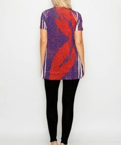 Jostar Tops HIT Bottom Layered Top Short Sleeve Sublimation Rhinestone-326HT-SXU1-R-U174