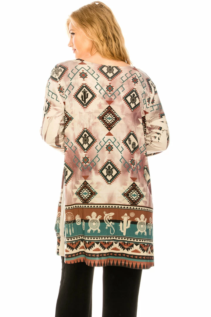 Jostar HIT Bottom Layered Top 3/4 Sleeve Sublimation ,Plus Size-326HT-QXU1-R-U176