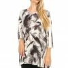Jostar Women's Slub HIT Bottom Layered Top 3/4 Sleeve Sublimation Rhinestone-326HT-QRU1-R-U177 Tops