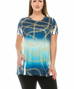 Jostar Women's HIT Slub Bottom Layered Top Short Sleeve Sublimation Rhinestone-326HT-SRU1-R-U133