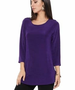 Jostar Women's Non Iron Rounded Bottom Tunic Top-346AY-QRS1