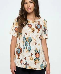 Jostar Online BNS Rounded Bottom Tunic Top-346BN-SRP1-W317