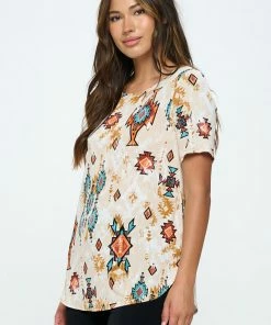 Jostar Online BNS Rounded Bottom Tunic Top-346BN-SRP1-W317