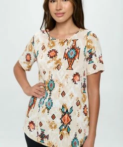 Jostar Online BNS Rounded Bottom Tunic Top-346BN-SRP1-W317