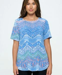 Jostar Online Tops BNS Rounded Bottom Tunic Top-346BN-SRP1-W362