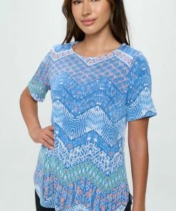 Jostar Online Tops BNS Rounded Bottom Tunic Top-346BN-SRP1-W362