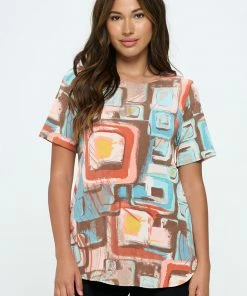 Jostar Online BNS Rounded Bottom Tunic Top-346BN-SRP1-W364