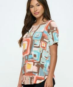 Jostar Online BNS Rounded Bottom Tunic Top-346BN-SRP1-W364