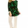 Jostar Women's Stretchy Rounded Bottom Tunic TopQuarter Sleeve Print Plus, 346BN-QXP-W024 Tops