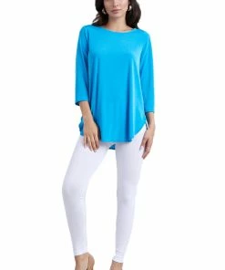 Jostar Women's Stretch Rounded Bottom Tunic Top-346BN-QRS1
