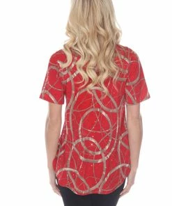 Jostar Gl Rounded Bottom Tunic Top-346GL-SRP1-G008