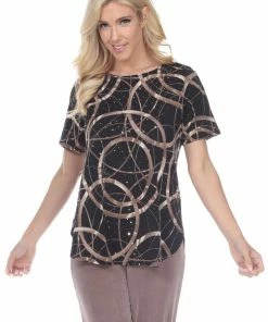 Jostar Gl Rounded Bottom Tunic Top-346GL-SRP1-G008