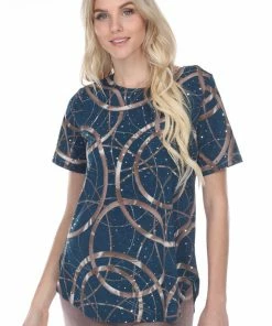 Jostar Gl Rounded Bottom Tunic Top-346GL-SRP1-G008