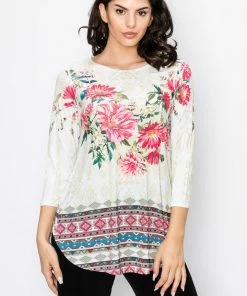 Jostar HIT Rounded Bottom Tunic Top, 346HT-QXU1-R-U186