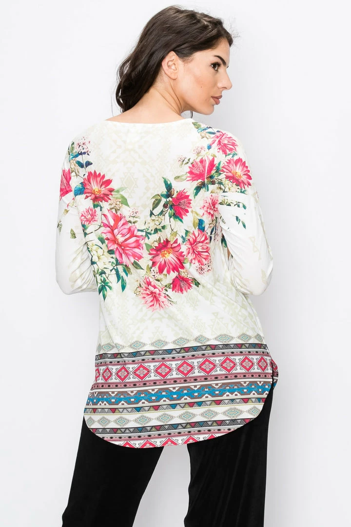 Jostar HIT Rounded Bottom Tunic Top, 346HT-QXU1-R-U186