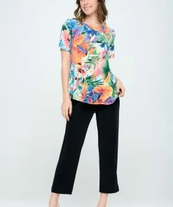 Jostar Online Tops HIT Rounded Bottom Tunic Top-346HT-SRP1-W338