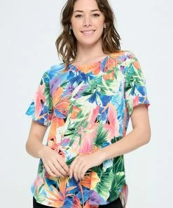 Jostar Online Tops HIT Rounded Bottom Tunic Top-346HT-SRP1-W338