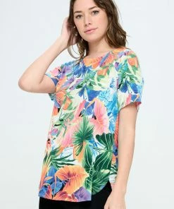 Jostar Online Tops HIT Rounded Bottom Tunic Top-346HT-SRP1-W338