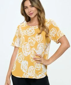 Jostar Online Tops HIT Rounded Bottom Tunic Top-346HT-SRP1-W342