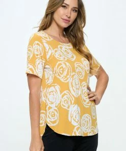 Jostar Online Tops HIT Rounded Bottom Tunic Top-346HT-SRP1-W342