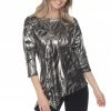 Jostar HIT Asymmetric Drop Top Quarter Sleeve Print-349HT-QRP1-F018 Quarter Sleeves