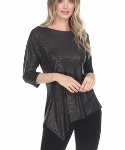 Jostar HIT Asymmetric Drop Top Quarter Sleeve Print-349HT-QRP1-F019 Quarter Sleeves