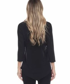 Jostar HIT Center Drop Top Quarter Sleeve Contrast Print-350HT-QRP1-C Tops