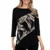 Jostar HIT Center Drop Top Quarter Sleeve Contrast Print-350HT-QRP1-C