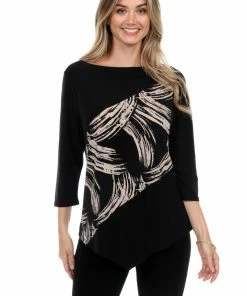Jostar HIT Center Drop Top Quarter Sleeve Contrast Print-350HT-QRP1-C