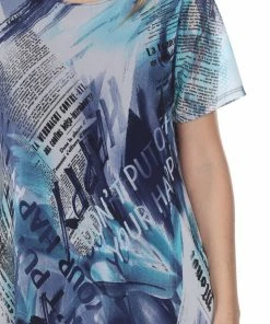 Jostar Mesh Romance Double Layer Top-353MR-SXP1-C-W254 Tops