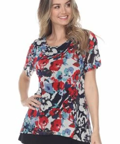 Jostar Mesh Romance Double Layer Top-353MR-SRP1-C-W266 Tops