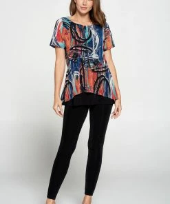 Jostar Tops Mesh Romance Double Layer Top-353MR-SRP1-C-W279