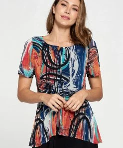 Jostar Tops Mesh Romance Double Layer Top-353MR-SRP1-C-W279