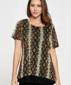 Jostar Mesh Romance Double Layer Top-353MR-SRP1-C-W290