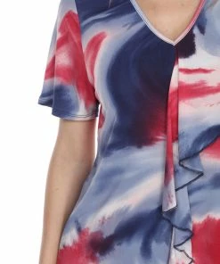 Jostar Cascade Drop Short Sleeve Top-356HT-SP-W259