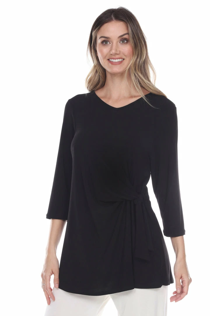 Jostar HIT Side Tie Tunic Quarter Sleeve-357HT-QRS1