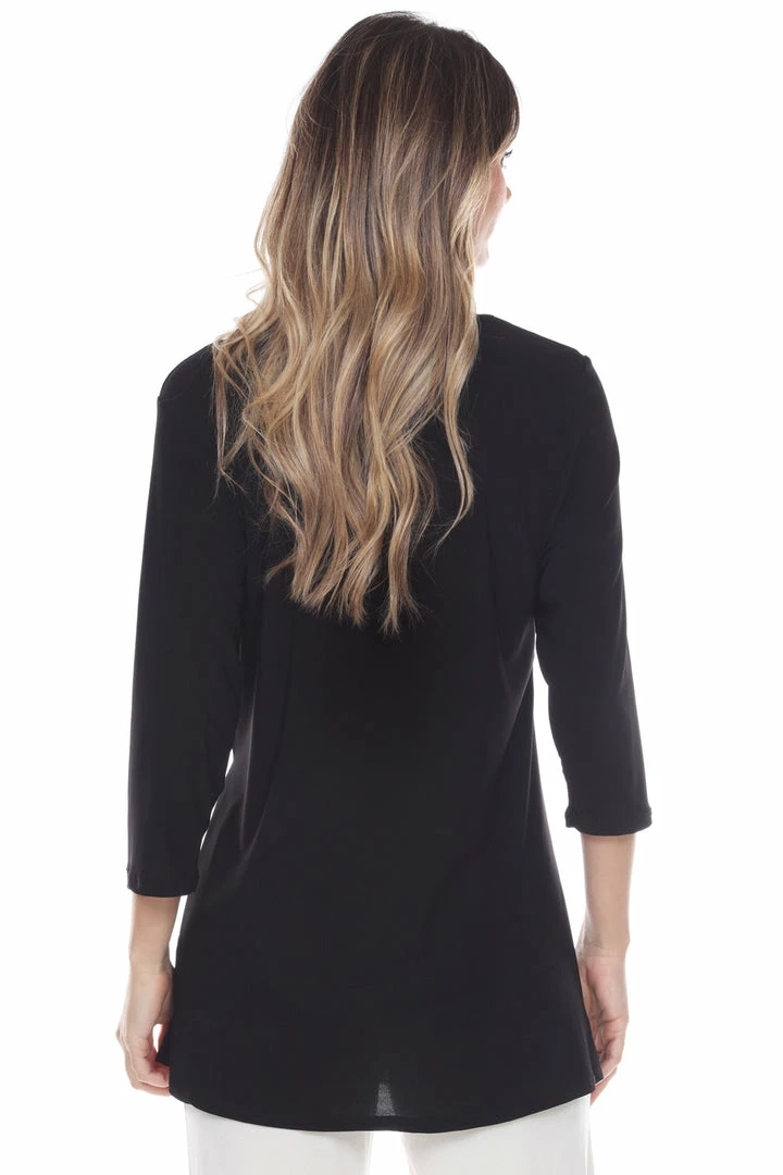 Jostar HIT Side Tie Tunic Quarter Sleeve-357HT-QRS1